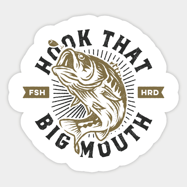 BASS FISHING Sticker by dagger666